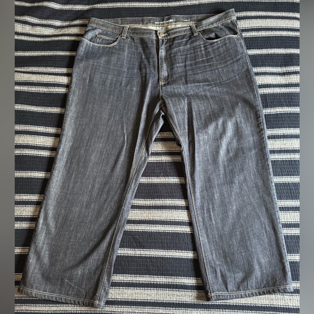 Michael Kors Men's Classic Fit Dark Blue Jeans (46/32)